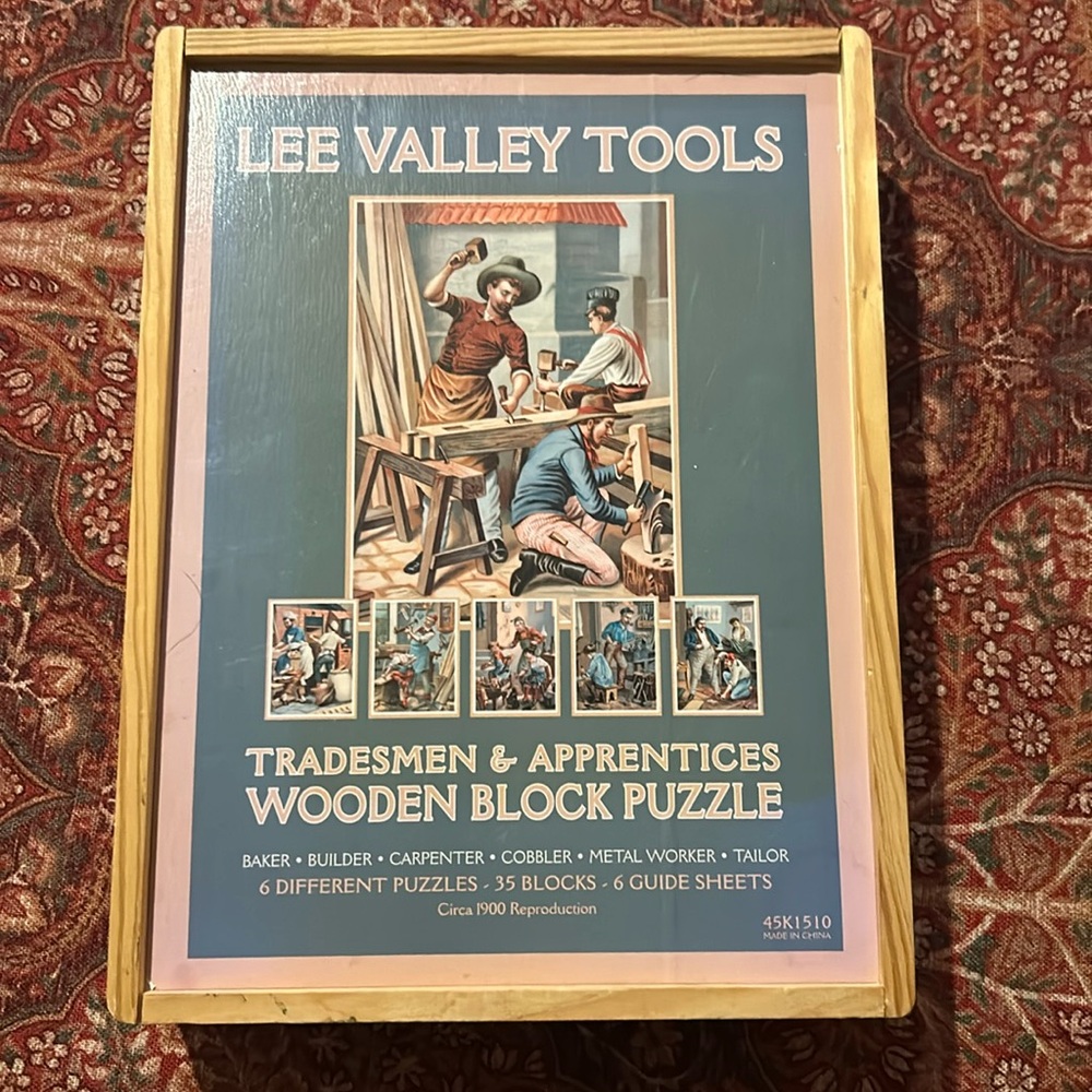 Lee Valley Tools Wooden Puzzle Box